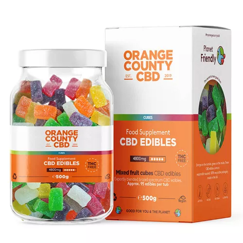 4800 mg CBD, 525 g 70 Stück Kirsche County CBD Gummibärchen