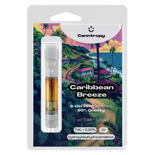 90% 8-OH-HHC Kartusche Caribbean Breeze 1ml